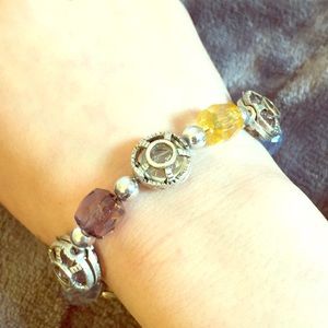 Cool bead charm bracelet